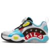 Chaussures de course sportives « Blanc Bleu Noir »