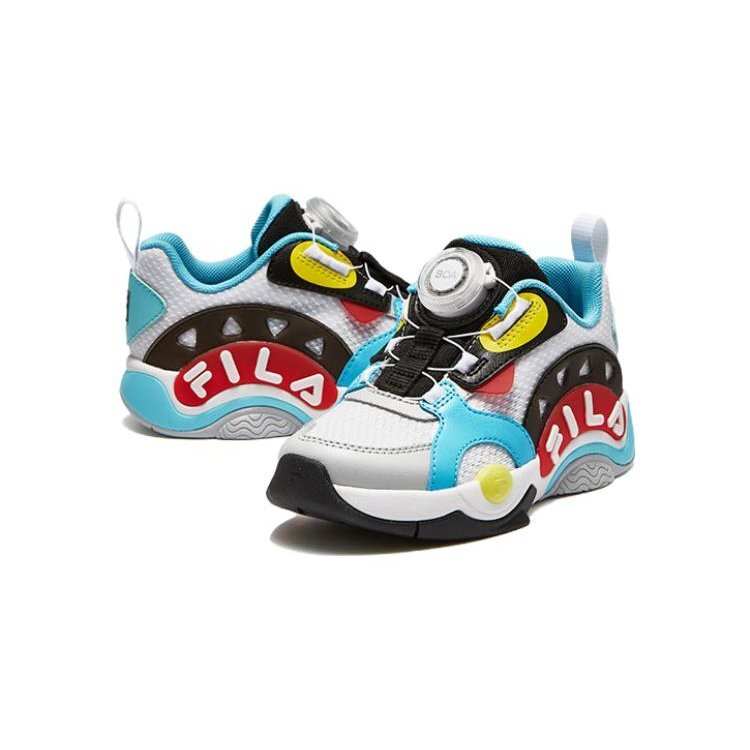 Chaussures de course sportives « Blanc Bleu Noir »