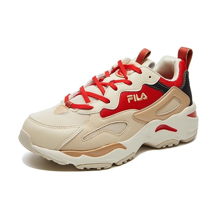 Chaussures de course Tracer Beige/Rouge