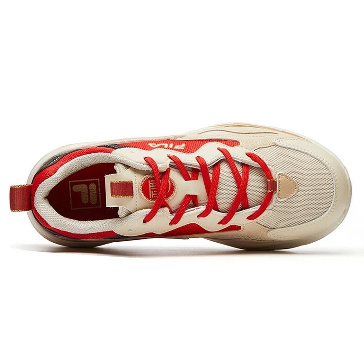 Chaussures de course Tracer Beige/Rouge