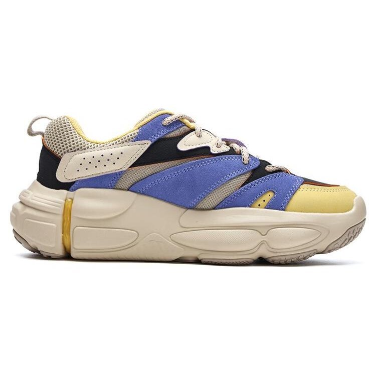 Chaussures de mode ET « Beige Bleu Jaune »