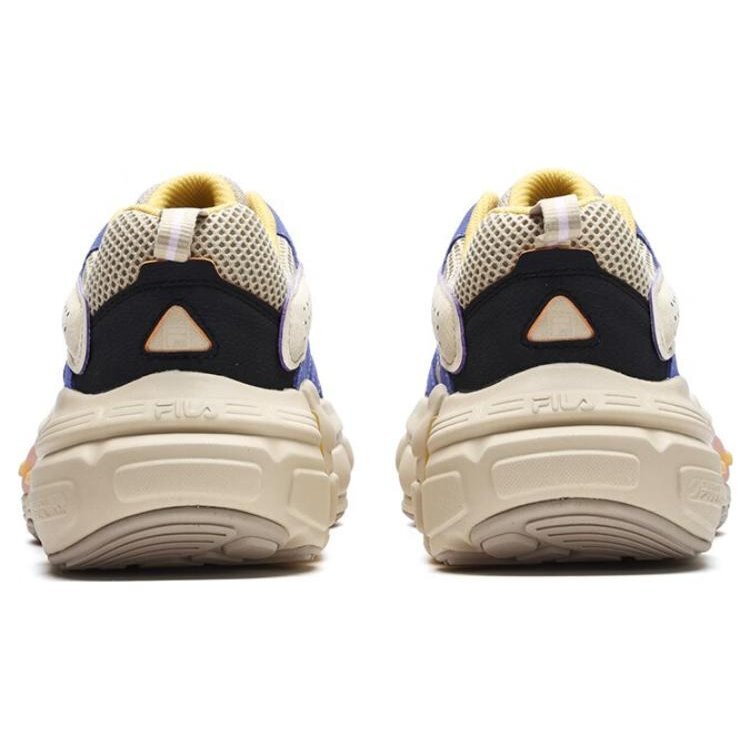 Chaussures de mode ET « Beige Bleu Jaune »