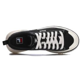 Chaussures de skate basses en toile « Noir Blanc »