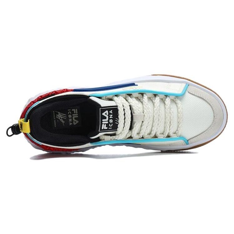 Chaussures de skate CORE VIVA Fashion Icona « Blanc Rouge Bleu »