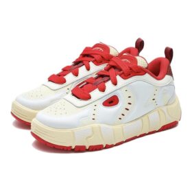 Chaussures de skate Melt « Blanc Rouge »