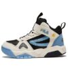 Chaussures de skate montantes « Blanc Noir Bleu »