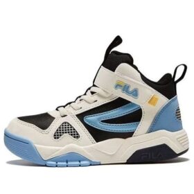 Chaussures de skate montantes « Blanc Noir Bleu »