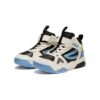 Chaussures de skate montantes « Blanc Noir Bleu »