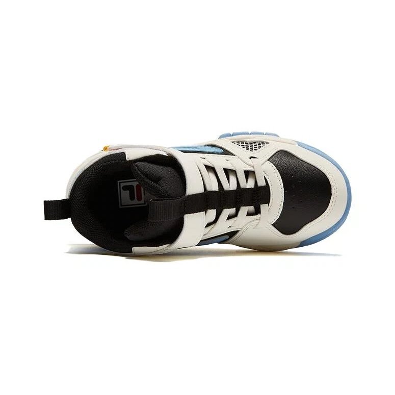 Chaussures de skate montantes « Blanc Noir Bleu »