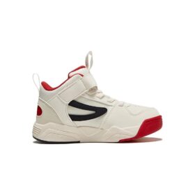 Chaussures de skate montantes « Blanc Noir Rouge »