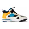 Chaussures de skate montantes décontractées « White Black Orange »