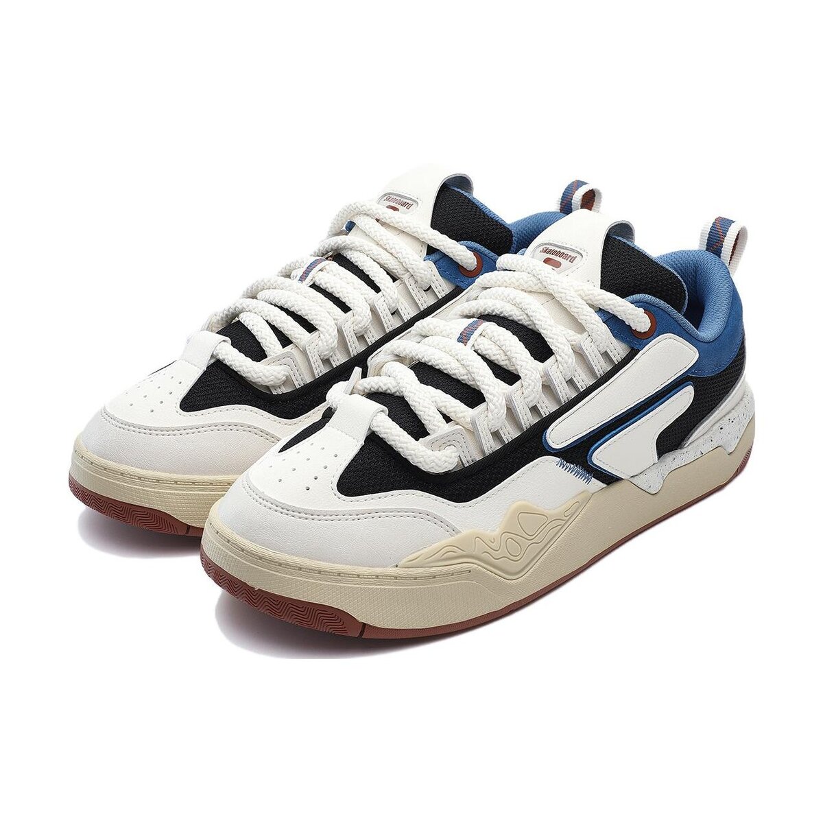 Chaussures de skate Nollie « White Blue »