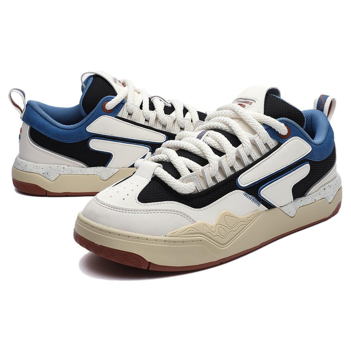 Chaussures de skate Nollie « White Blue »