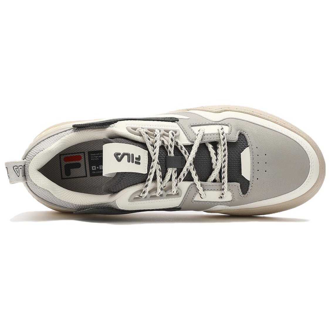 Chaussures de skate Pala « Blanc Gris »
