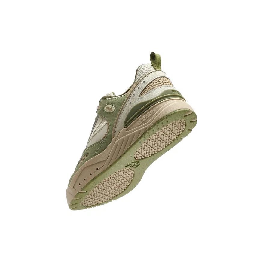 Chaussures de skate Slam 22 « Blanc Vert Marron »