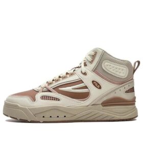 Chaussures de skate Slam Mid « Blanc Beige Marron »