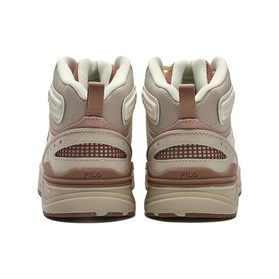 Chaussures de skate Slam Mid « Blanc Beige Marron »