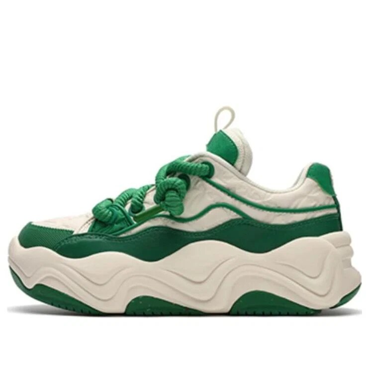 Chaussures de skate tendance « Blanc Vert »