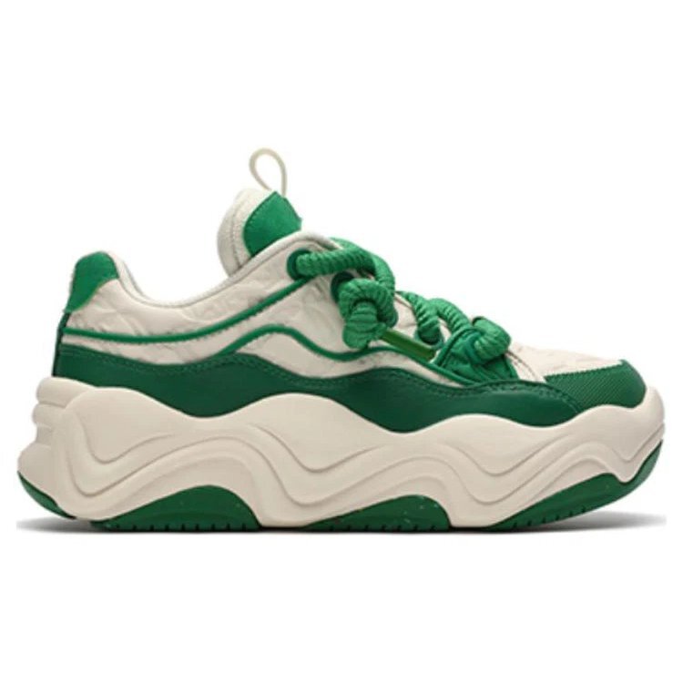 Chaussures de skate tendance « Blanc Vert »