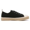 Chaussures de skate unisexes basses, élégantes et décontractées, version coréenne « Black Cream »