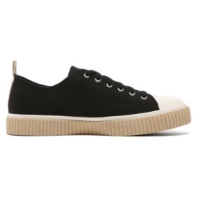 Chaussures de skate unisexes basses, élégantes et décontractées, version coréenne « Black Cream »