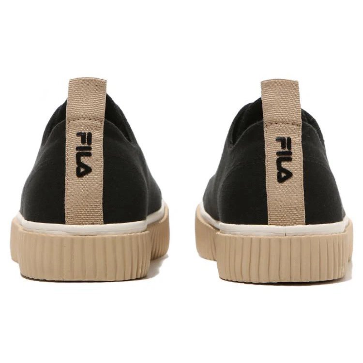 Chaussures de skate unisexes basses, élégantes et décontractées, version coréenne « Black Cream »
