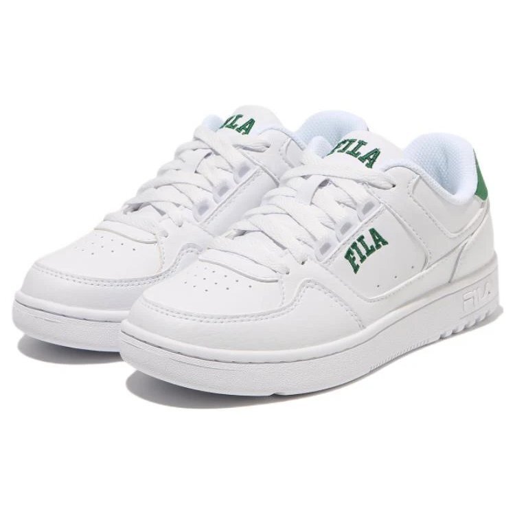 Chaussures de skateboard basses Touch Down, unisexes, version « Blanc Vert »