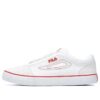 Chaussures de skateboard en toile Classic Boarder Blanc/rouge