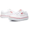 Chaussures de skateboard en toile Classic Boarder Blanc/rouge