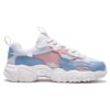 Chaussures de sport basses « Fluid Blanc Bleu Rose »