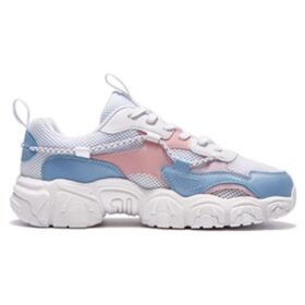 Chaussures de sport basses « Fluid Blanc Bleu Rose »