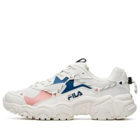 Chaussures de sport basses Fluid, blanches et bleues