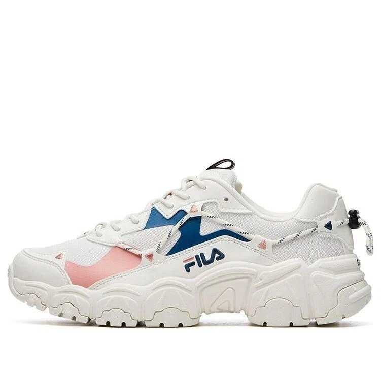 Chaussures de sport basses Fluid, blanches et bleues