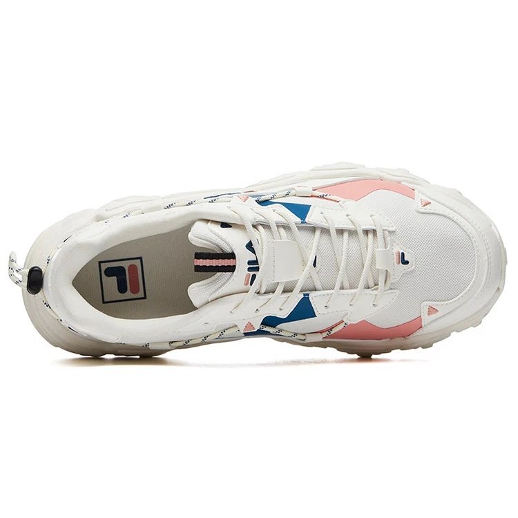 Chaussures de sport basses Fluid, blanches et bleues