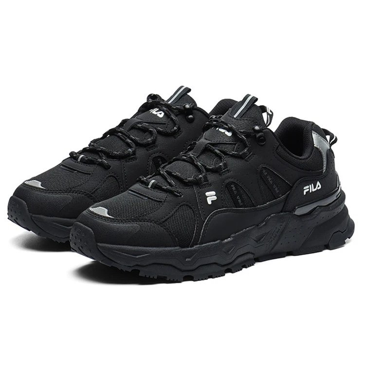 Chaussures de sport basses Trek 1s, noires
