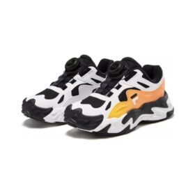 Chaussures de sport BOA « Blanc Orange Noir »