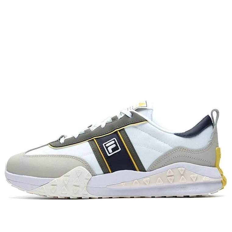 Chaussures de sport Brick « Blanc Gris Jaune »