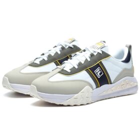 Chaussures de sport Brick « Blanc Gris Jaune »