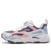 Chaussures de sport classiques « Blanc, rose, bleu »