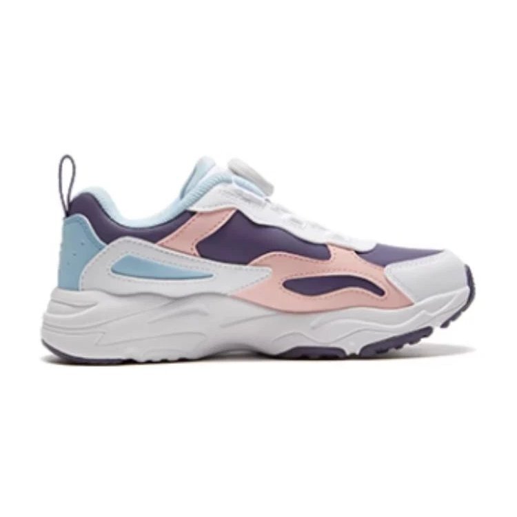 Chaussures de sport classiques « Blanc, rose, bleu »