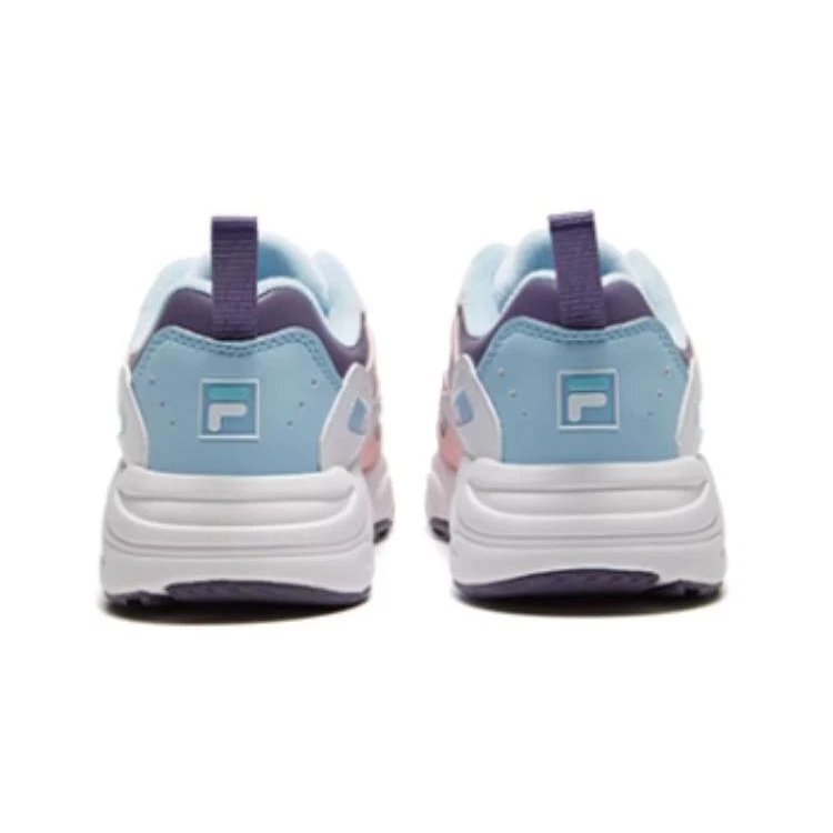 Chaussures de sport classiques « Blanc, rose, bleu »