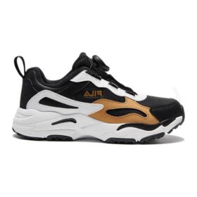 Chaussures de sport classiques « Noir Blanc Or »