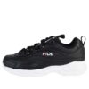 Chaussures de sport en cuir Disarray « Noir Blanc »