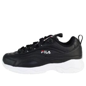 Chaussures de sport en cuir Disarray « Noir Blanc »
