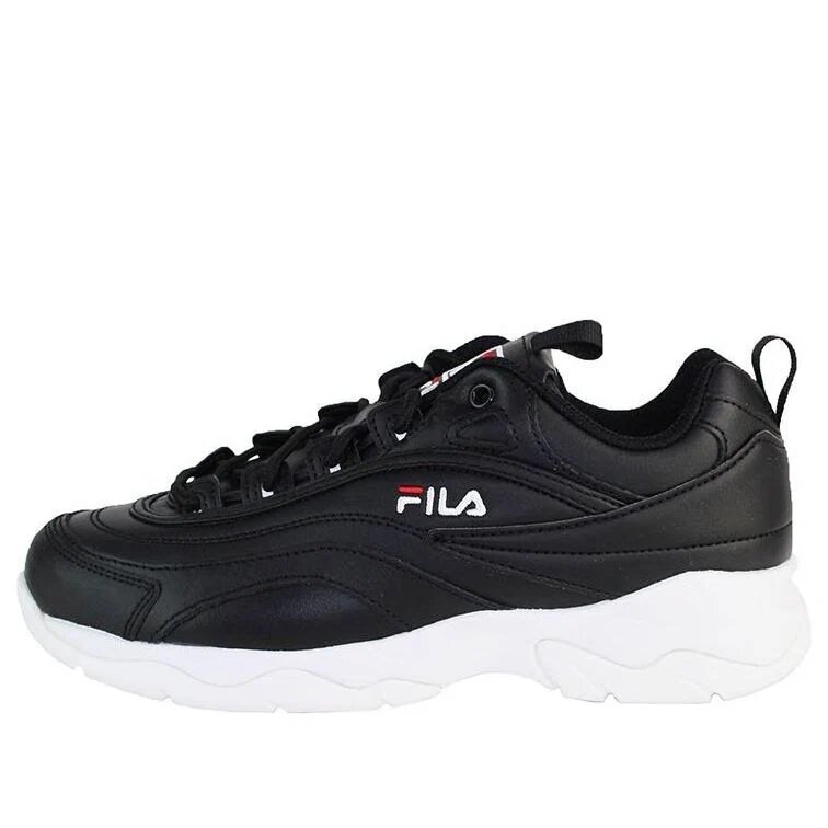 Chaussures de sport en cuir Disarray « Noir Blanc »