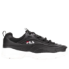 Chaussures de sport en cuir Disarray « Noir Blanc »