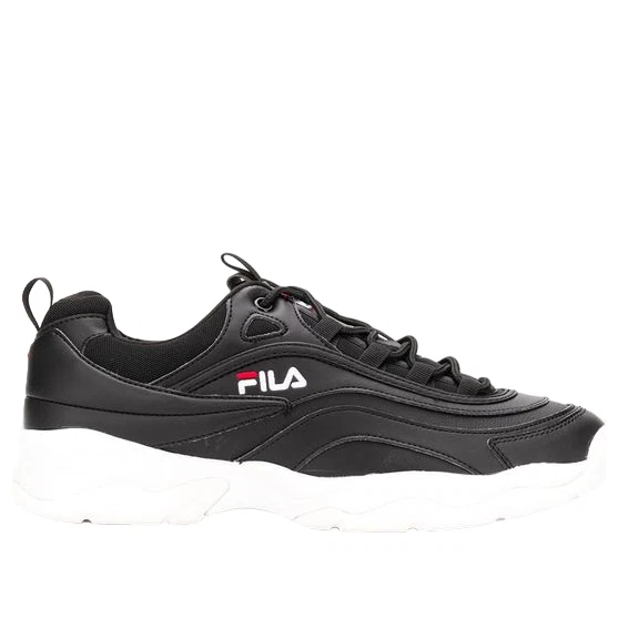 Chaussures de sport en cuir Disarray « Noir Blanc »