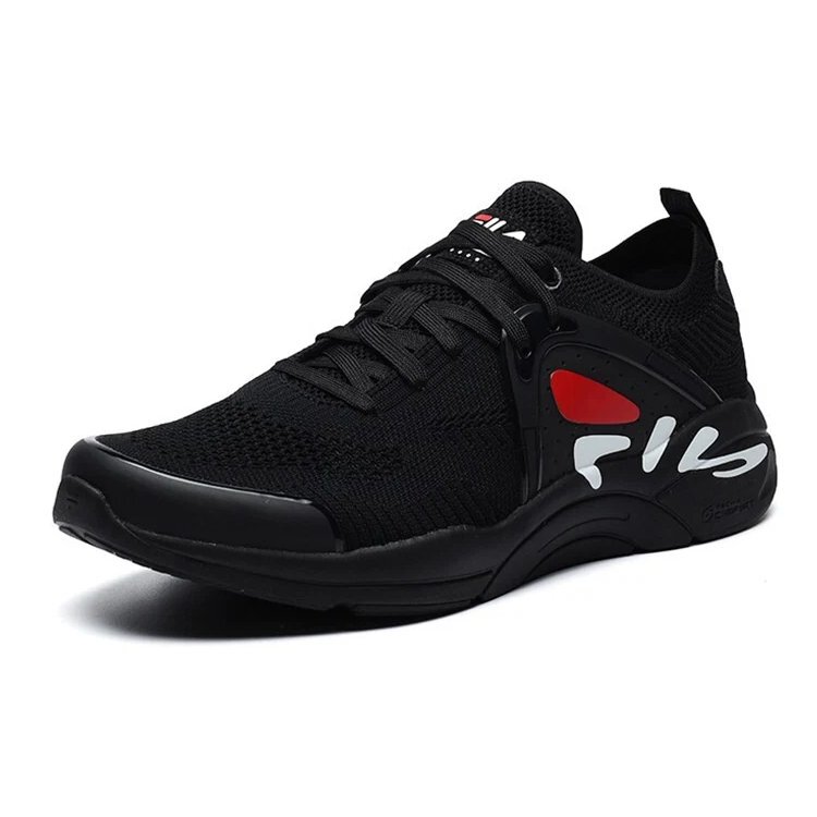 Chaussures de sport légères, basses, noires