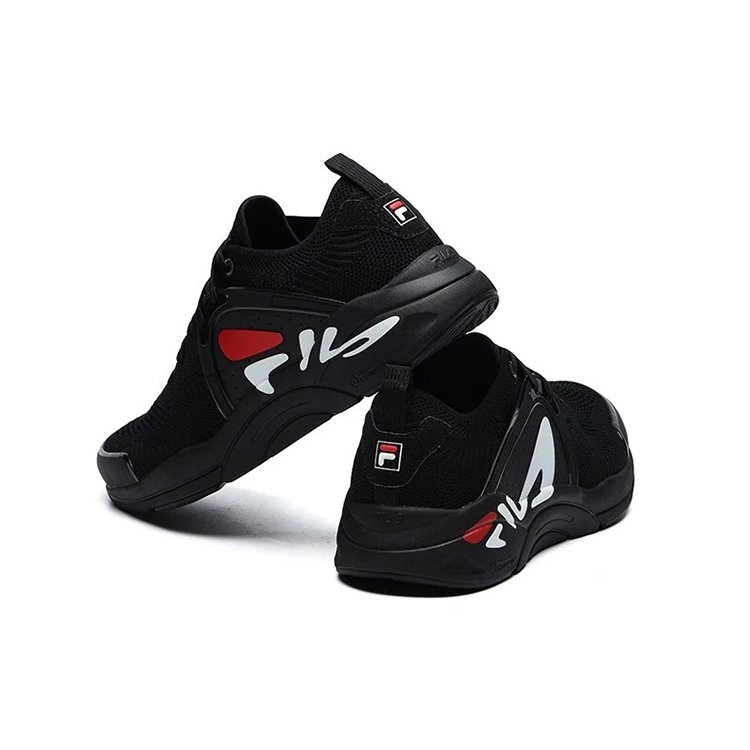 Chaussures de sport légères, basses, noires