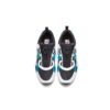 Chaussures de sport rétro « Noir Blanc Bleu »
